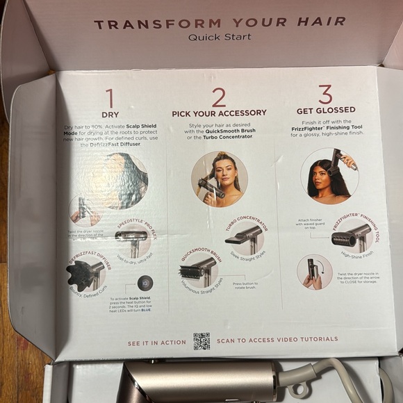 Shark SpeedStyle Pro Flex Hairdryer, ultra compact, salon quality hair dryer - Picture 5 of 11